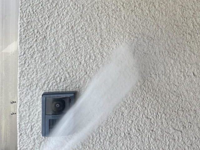 姫路市の塗装に伴う外壁高圧洗浄